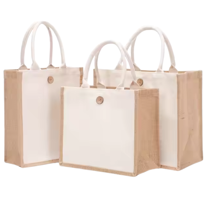 Canvas Bag Button Style