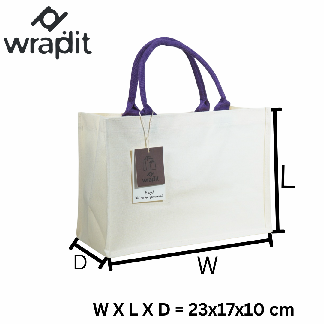 Canvas Bag Color Handle Style
