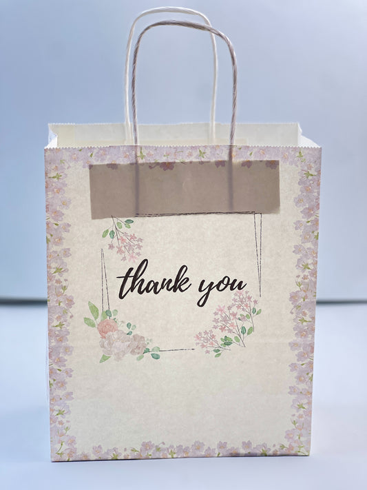 Elegant Thank You Gift Bags for Thoughtful Gifting.|| Pack of 12 Bags.