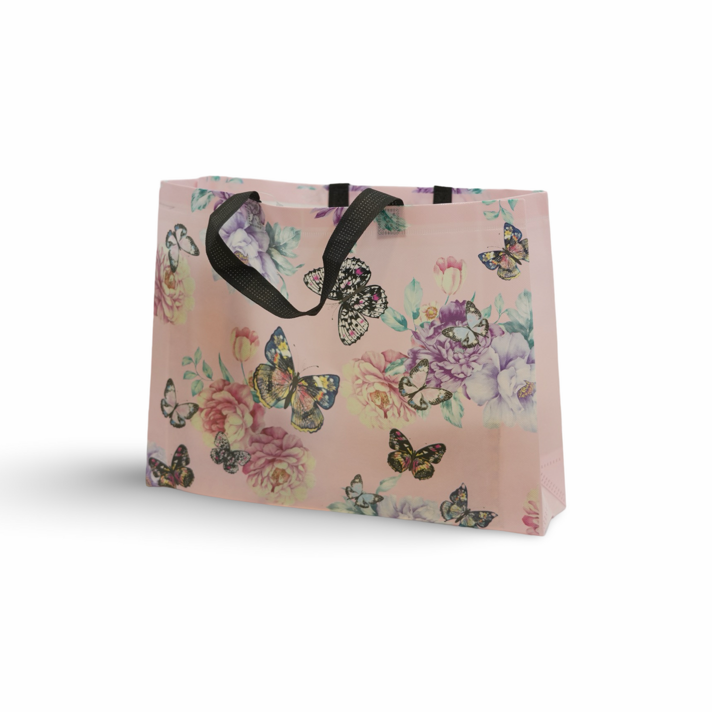 Eco-Friendly Butterfly Non-Woven Bag|| Stylish Reusable Shopping Bag|| Pack of 12 Bags