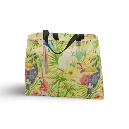 Exotic Jungle Bliss Non-Woven Bags|| Stylish and Durable bag for everyday use|| Pack of 12 bags||