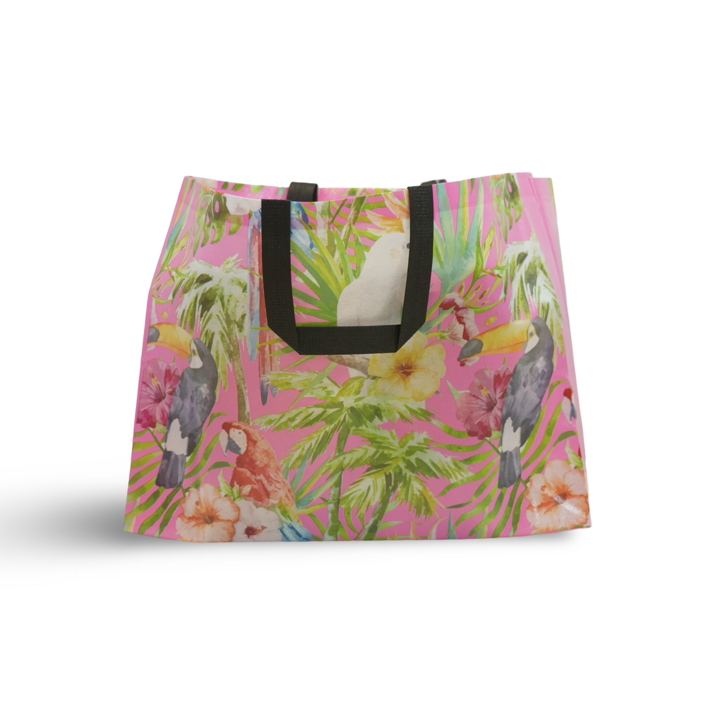 Exotic Jungle Bliss Non-Woven Bags|| Stylish and Durable bag for everyday use|| Pack of 12 bags||