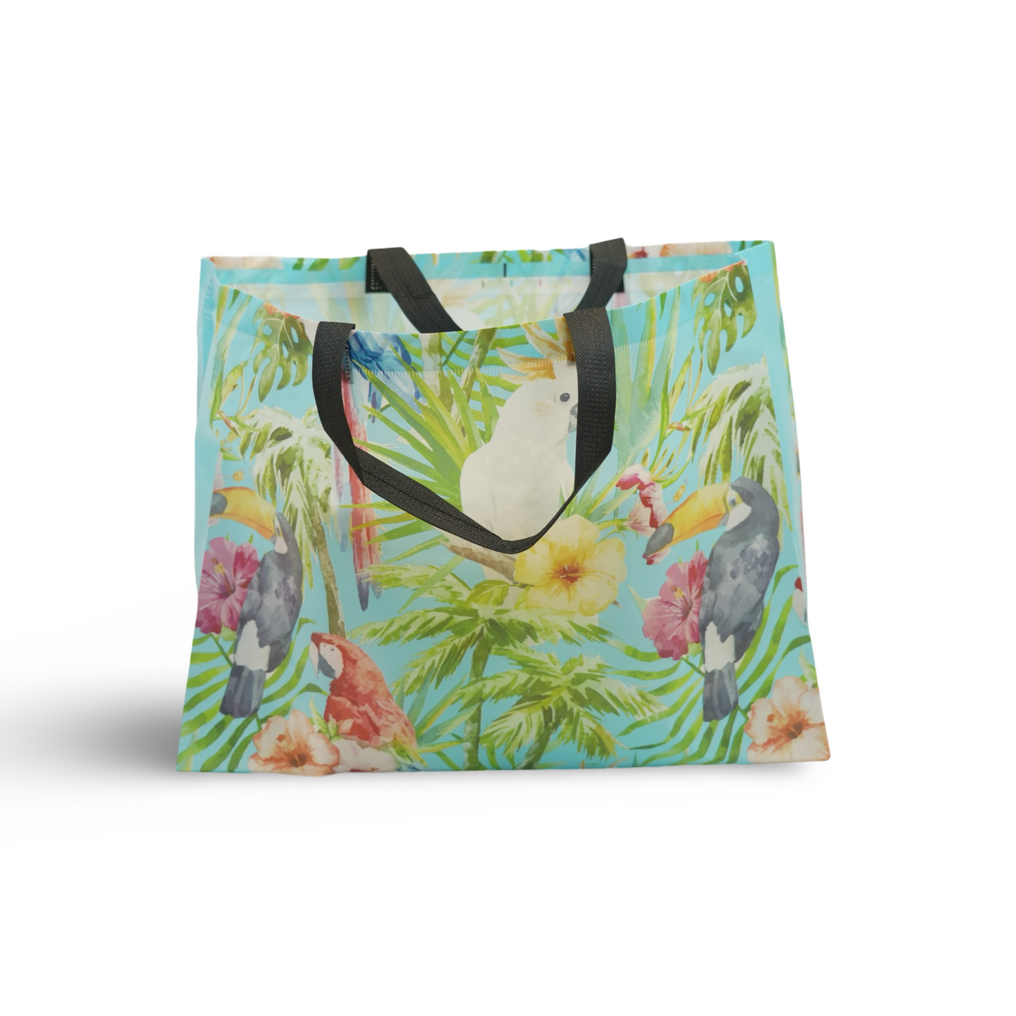 Exotic Jungle Bliss Non-Woven Bags|| Stylish and Durable bag for everyday use|| Pack of 12 bags||