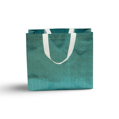 Eco-friendly, Reusable Non-woven Bags in Metallic Colors|| Pack of 12 Bags